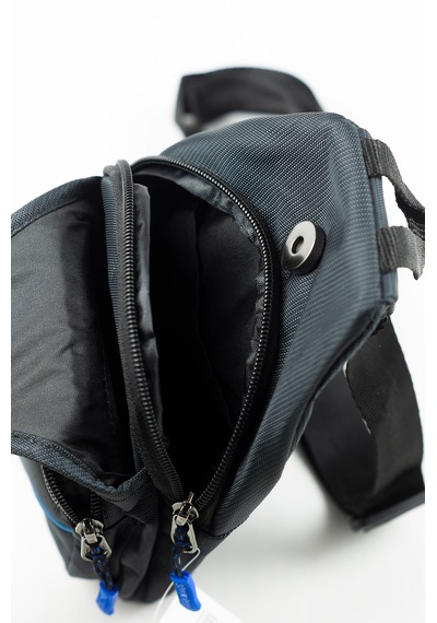 İmaks Küçük Boy Çokgözlü Günlük Çapraz Göğüs El Ve Omuz Çantası Unisex Body Bag Siyah 955 Siyah - Mavi