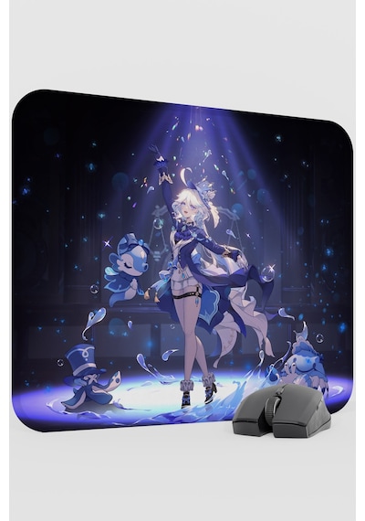 Furina Genshin Impact Anime Gacha V5 - 48x40 Xl Gaming Mouse Pad Fare Altlığı
