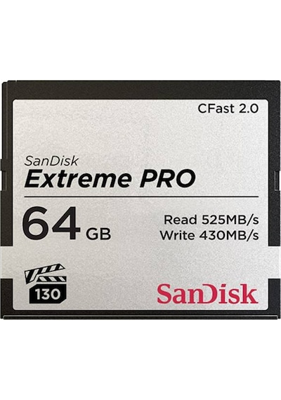 Sandisk Extreme Pro Cfast 2.0 64 GB SDCFSP-064G-G46D Hafıza Kartı