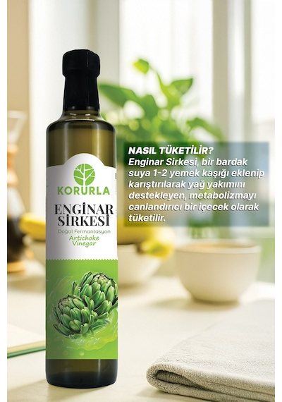 Enginar Sirkesi Doğal Fermantasyon 500 Ml