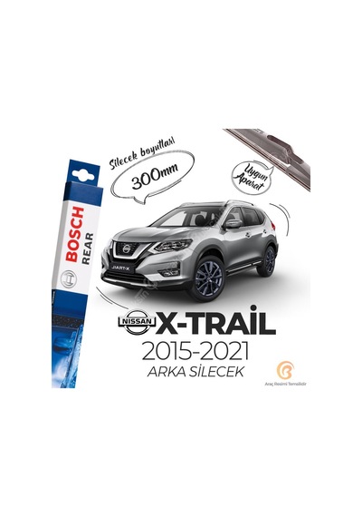 Nissan X-Trail Arka Silecek 2015-2021 Bosch Rear  H301