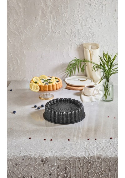 Haschef Safir Tart Kalıbı 26 Cm Siyah