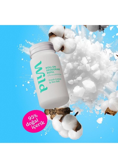 Antiperspirant Roll On Fresh Cotton & Sea Salt Refill Deodorant Yedek Dolum