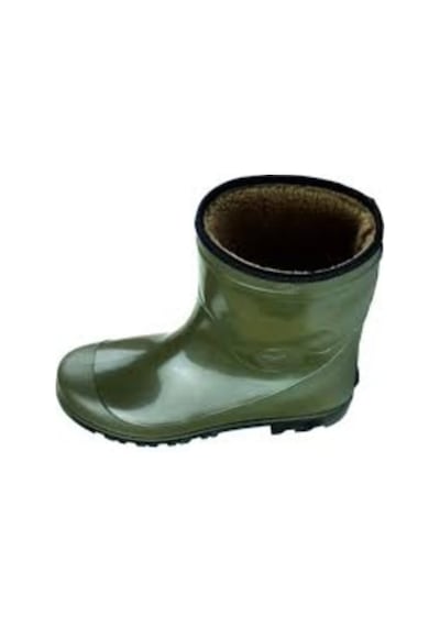 Doğan Yeşil İçi Yünlü Kaymaz Taban Kar Yağmur Çizmesi (546371463) Yeşil