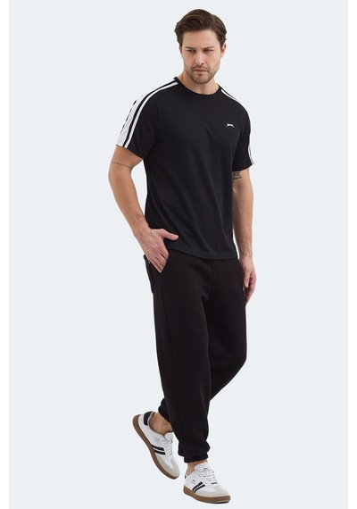 Slazenger Rewınd Erkek Siyah Tişört