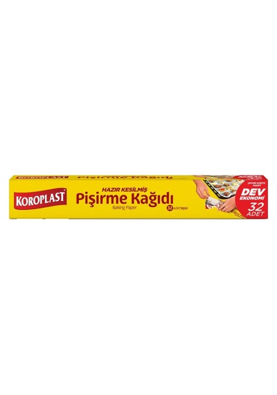 Koroplast Pişirme Kağıdı Hazır Kesilmiş 32'li - 7 Adet Tarı