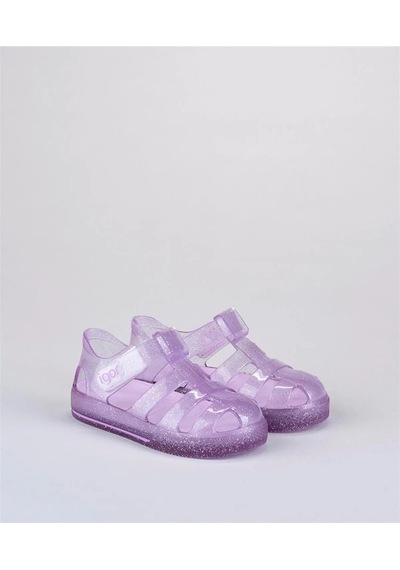 Star Glıtter S10265 Kız Çocuk Lila Sandalet Lila