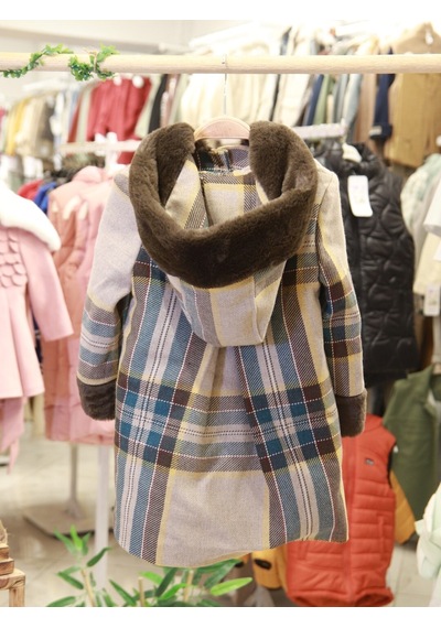 Xo Kids Kız Çocuk Kaban 4-8 Yaş 1058 Bej