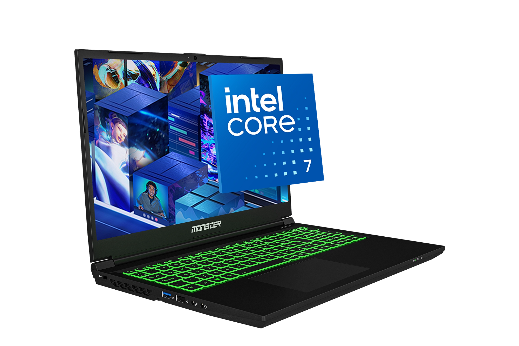 Monster Abra A5 V21.8.11 Core 7 250H 12 GB 512 GB SSD RTX4050 15.6" W11H Dizüstü Bilgisayar