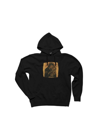 Batushka Panihida Siyah Kapşonlu Sweatshirt Hoodie Siyah