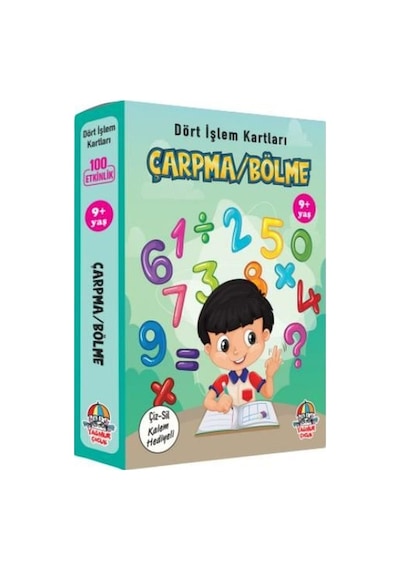 Dört İşlem Kartları - Çarpma/Bölme (9+ Yaş)- Yağmur Çocuk