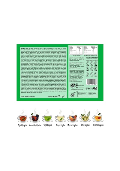 Beta Akordeon Serisi Tea Bags Selection 28'li