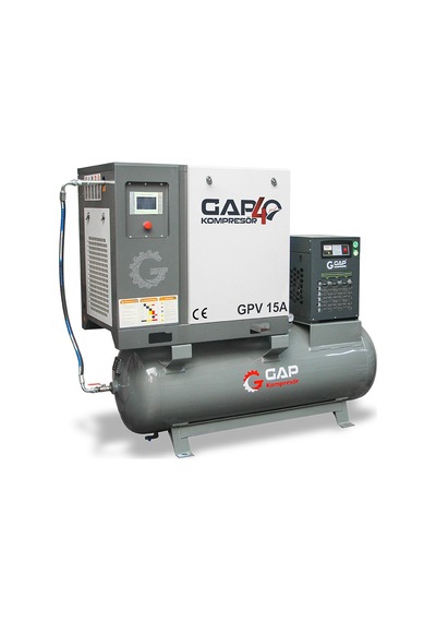 Depo Üstü Vidalı Hava Kompresörü 500 Lt 15 Hp