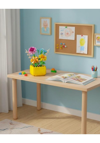 Toys E Toys Flower Studio Renkli Çiçek Bahçesi Yapı Blok Seti 549 Parça 9112a