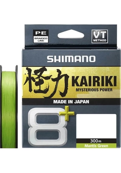 Kairiki + 8x 300 Mt Mantis Green İp Misina 0.10mm