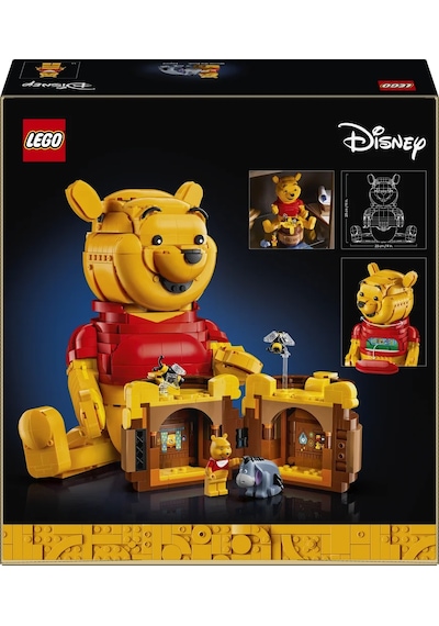 LEGO® ǀ Disney Ayı Winnie 43300 - Yetişkinler için Bal Küpü ve Minifigür İçeren Yaratıcı Dekoratif Model Yapım Seti (1399 Parça)