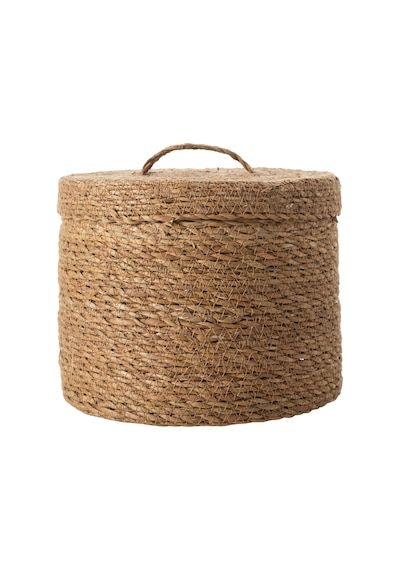 Mudo Home Sımon Kapaklı Düzenleyici Naturel 26x26x21 Kahverengi