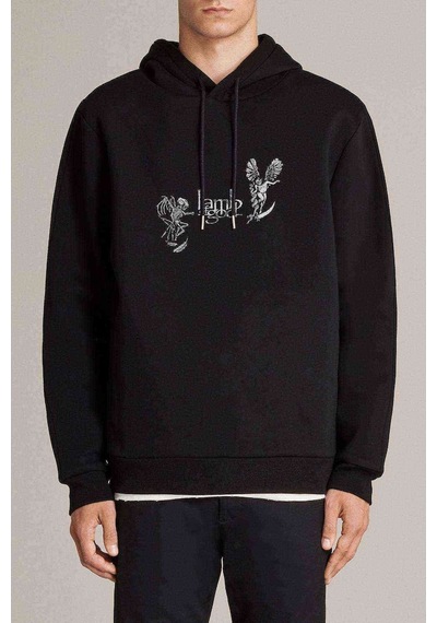Lamb Of God Metal Rock Music Baskılı Siyah Erkek Örme Sweatshirt (530992176)