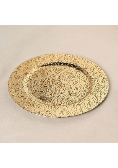 Karaca Home New Year Yılbaşı Snow Supla Gold 33 Cm Gold