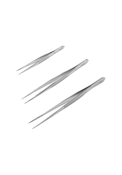 Borox Penset 13 Cm Paslanmaz Çelik - Sivri Uç Dişli Cımbız
