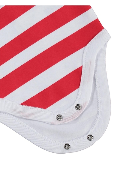 Civil Baby Yengeç Baskılı 2'li Set 3-18 Ay Çıtçıtlı Badi - Beyaz