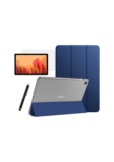 Samsung Galaxy Uyumlu Tab A8 10.5 Inç Sm-x200 Smart Kapak Katlanabilir Kılıf+ekran Koruyucu+kalem Kılıf