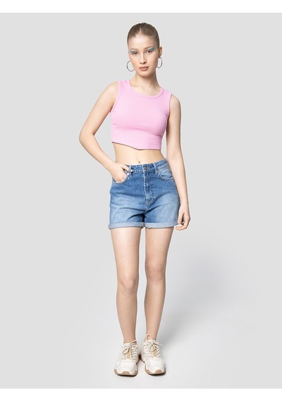 LOFT Crop Kadın Atlet Lf2031991 Q1.v1 Pembe
