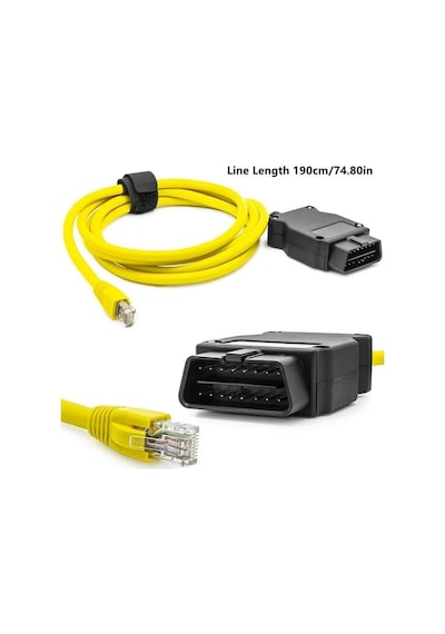 Koodmax - Bmw Esys Icom Obd2 Gizli Özellik Açma Cihazı Enet Kablo F Serisi