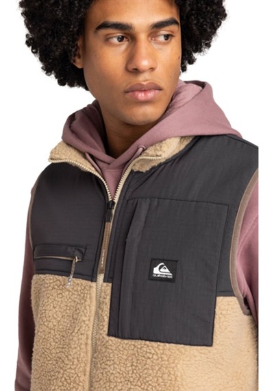 Quiksilver Shallow Water Erkek Polar Yelek Quıksılver053 Bej/siyah Bej - Siyah