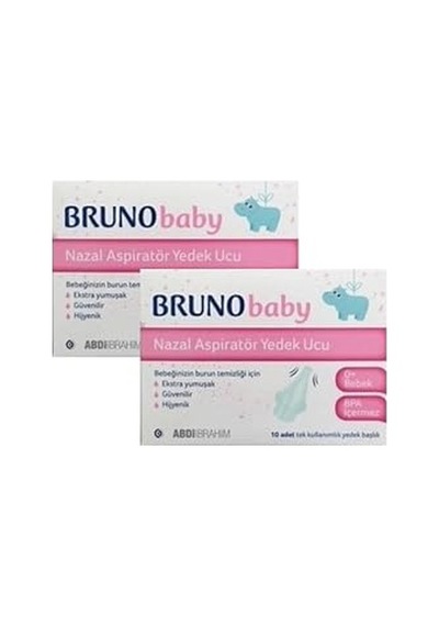 Bruno Baby Nazal Aspiratör Yedek Ucu, 2 Adet