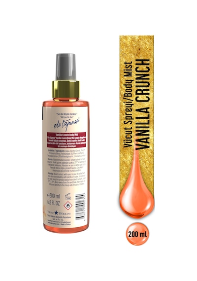 Eda Taşpınar Vanilya Crunch Vücut Spreyi 200 ML
