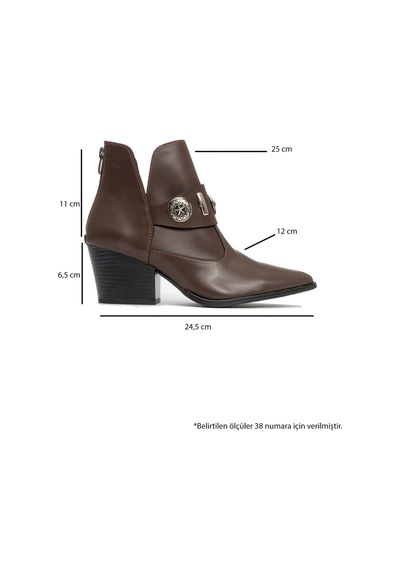 Luvishoes Luvi Shoes Kenda Kahve Cilt Arkadan Fermuarlı Tokalı Kadın Kalın Topuklu Bot Kahverengi Luvishoes Luvi Shoes Kenda Kahve Cilt Arkadan Fermuarlı Tokalı Kadın Kalın Topuklu Bot Kahverengi