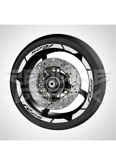 YAMAHA R25 REFLEKTİF JANT ŞERİDİ GÜMÜŞ BEYAZ
