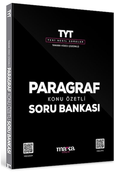 2025 TYT Paragraf Konu Özetli Soru Bankası Tamamı Video Çözümlü
