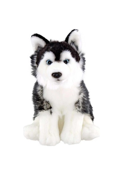 Animals Of The World Floppy Siyah Husky 28 Cm Peluş Oyuncak 02090