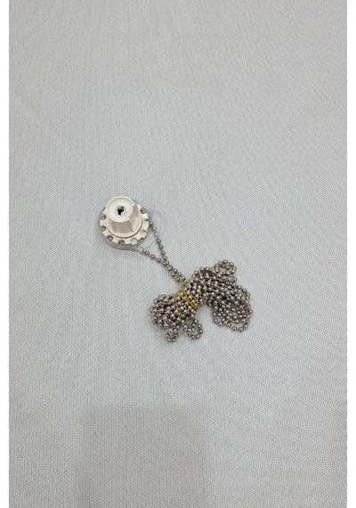 Stor Zebra Perde Zinciri Rediktörlü Zincir Metal Gümüş Diğer