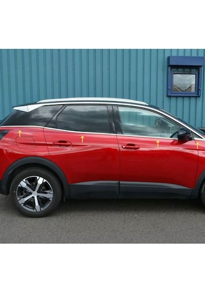 Peugeot 3008 3 Parça Krom Set 2016 Ve Sonrası Paslanmaz Çelik