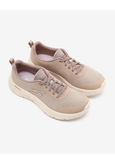 Skechers Go Walk Flex Kadın Bej/mor Yürüyüş Ayakkabısı 125515tk Tplv Bej