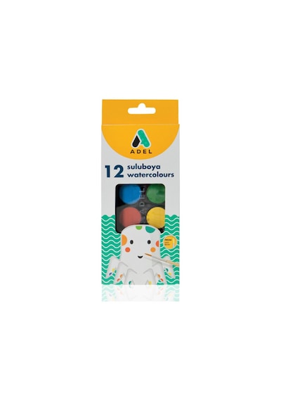 Adel 4’lü Boyama Seti+Resim Defteri 25x35