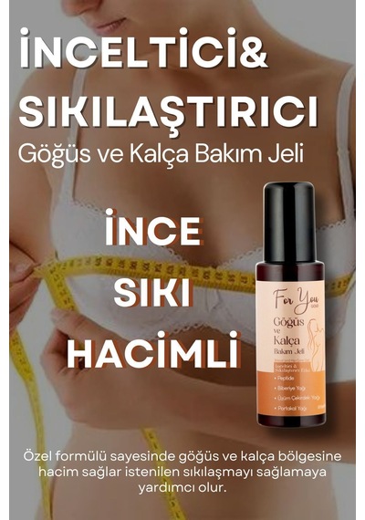 Sıkılaştırıcı, Toparlayıcı, Küçültmeye Yardımcı Göğüs Ve Kalça Bakım Jeli 100 Ml