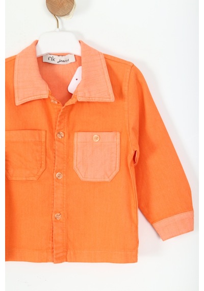 Xo Kids Erkek Çocuk Gömlek 1-4 Yaş 48619 Turuncu