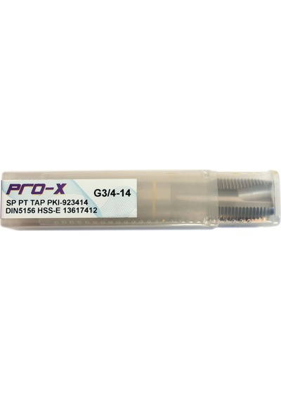 Pro-X G3-4" Gaz Diş Düz Makine Kılavuzu G3-4-14 - Dın5156