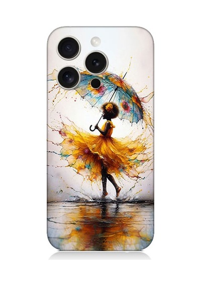 Apple Uyumlu iPhone 15 Pro Renkli Dans Desenli Silikon Kılıf Silikon
