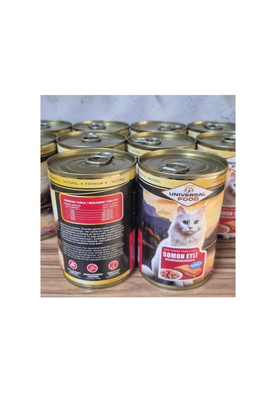 Parça Somon Etli Premıum Yaş Yetişkin Kedi Maması 2x400gr