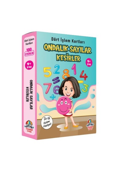 Dört Işlem Kartları Ondalık Sayılar 9 Yaş - Yağmur Çocuk