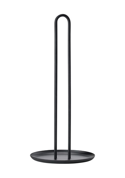 Ayrex Kağıt Havlu Tutucu Ayakta Metal Kağıt Tutucu Çap 14 5 Cm Yükseklik 32 Cm Siyah Diğer
