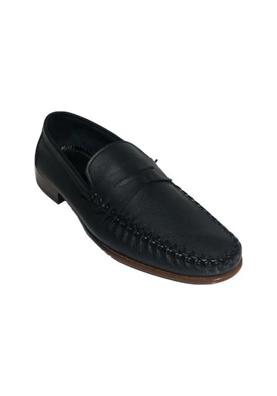 08100 Marcomen Loafer Kösele Merdane Siyah S-4 001
