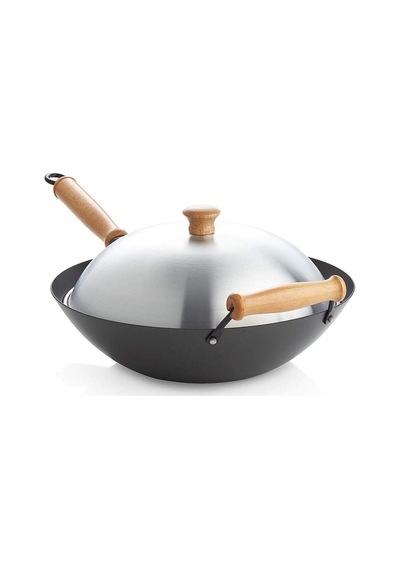 10 Parça Wok Tava Seti, Otantik Çin Mutfağı Deneyimi Çok Renkli