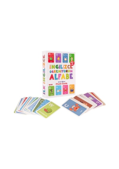 İngilizce Alfabe Flash Kartları DIY-FCİ1284