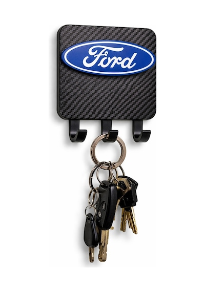 Ford Logolu Anahtar Askılığı Duvar Tipi Anahtarlık Askısı 96x77mm
